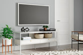 Warmstead Furniture - Ashley Furniture - Deznee 60" TV Stand - 60" / White - W162-68